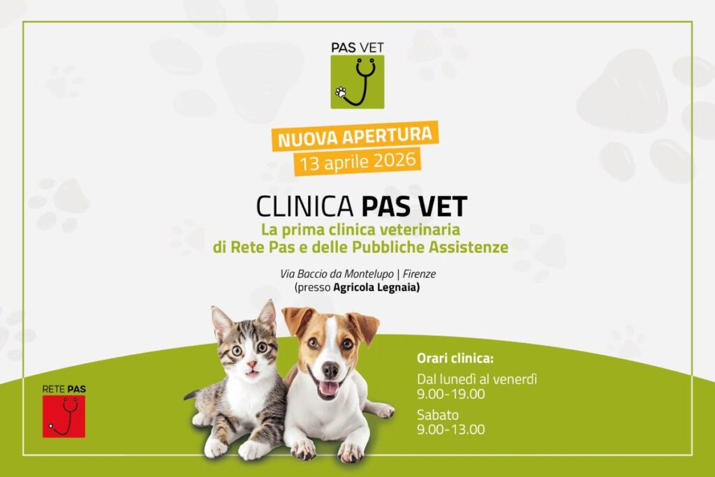 PAS Vet, apertura clinica veterinaria a Legnaia, Firenze