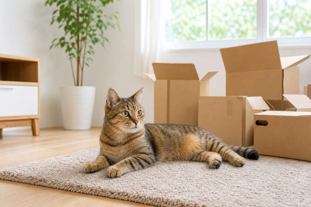 Stress nel gatto: come aiutarlo ad affrontare i cambiamenti in casa